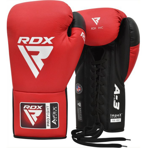 RDX APEX COMPETITION/FIGHT LACE UP BOXING GLOVES - Gym From Home LLC