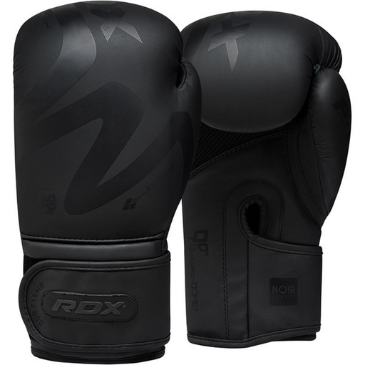 RDX F15 Noir Boxing Training Gloves In Black - Gym From Home LLC