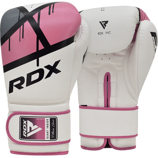 RDX F7 Women Training Boxing Gloves Pink / White - Gym From Home LLC